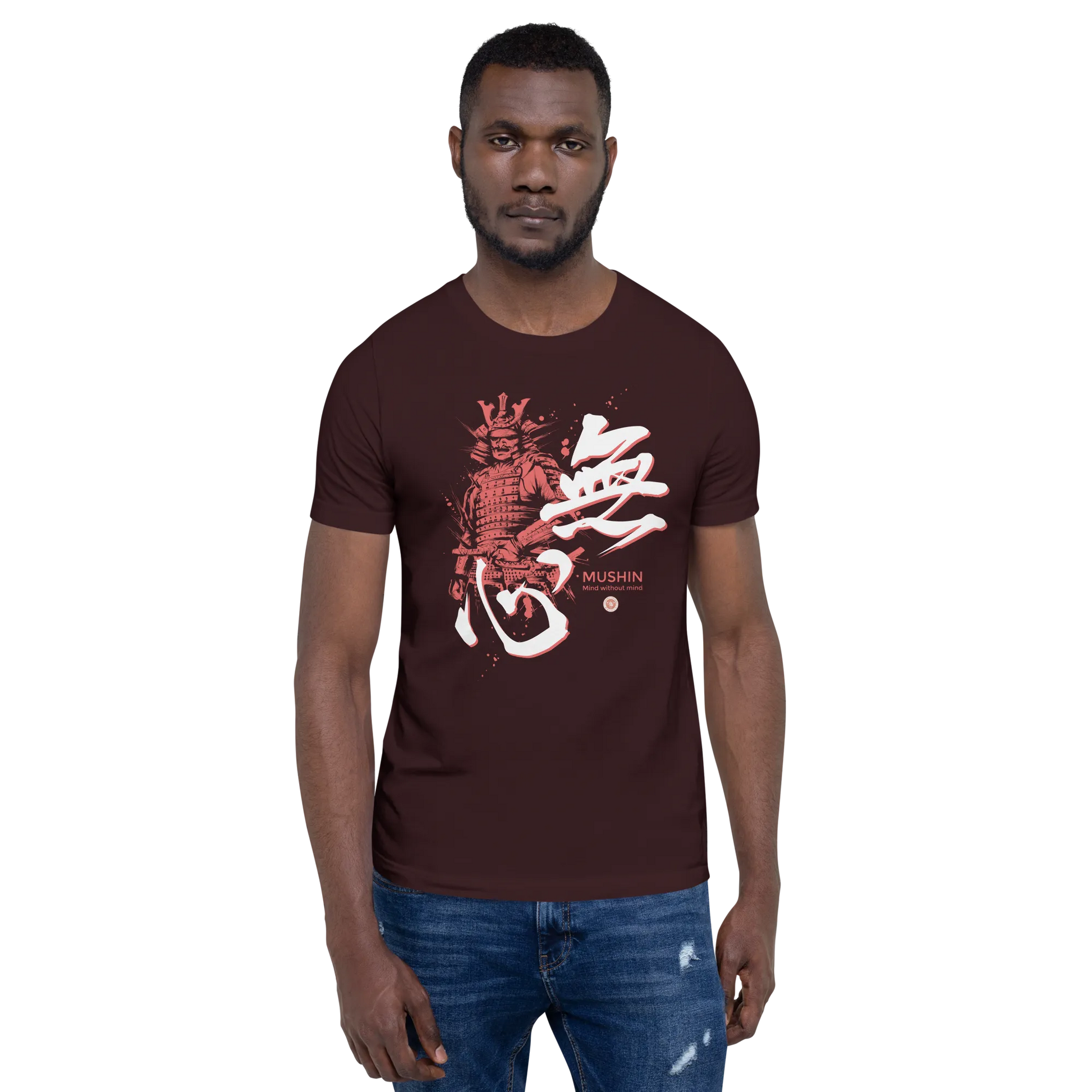 Mushin Japanese Kanji Calligraphy Unisex T-shirt - Samurai Original