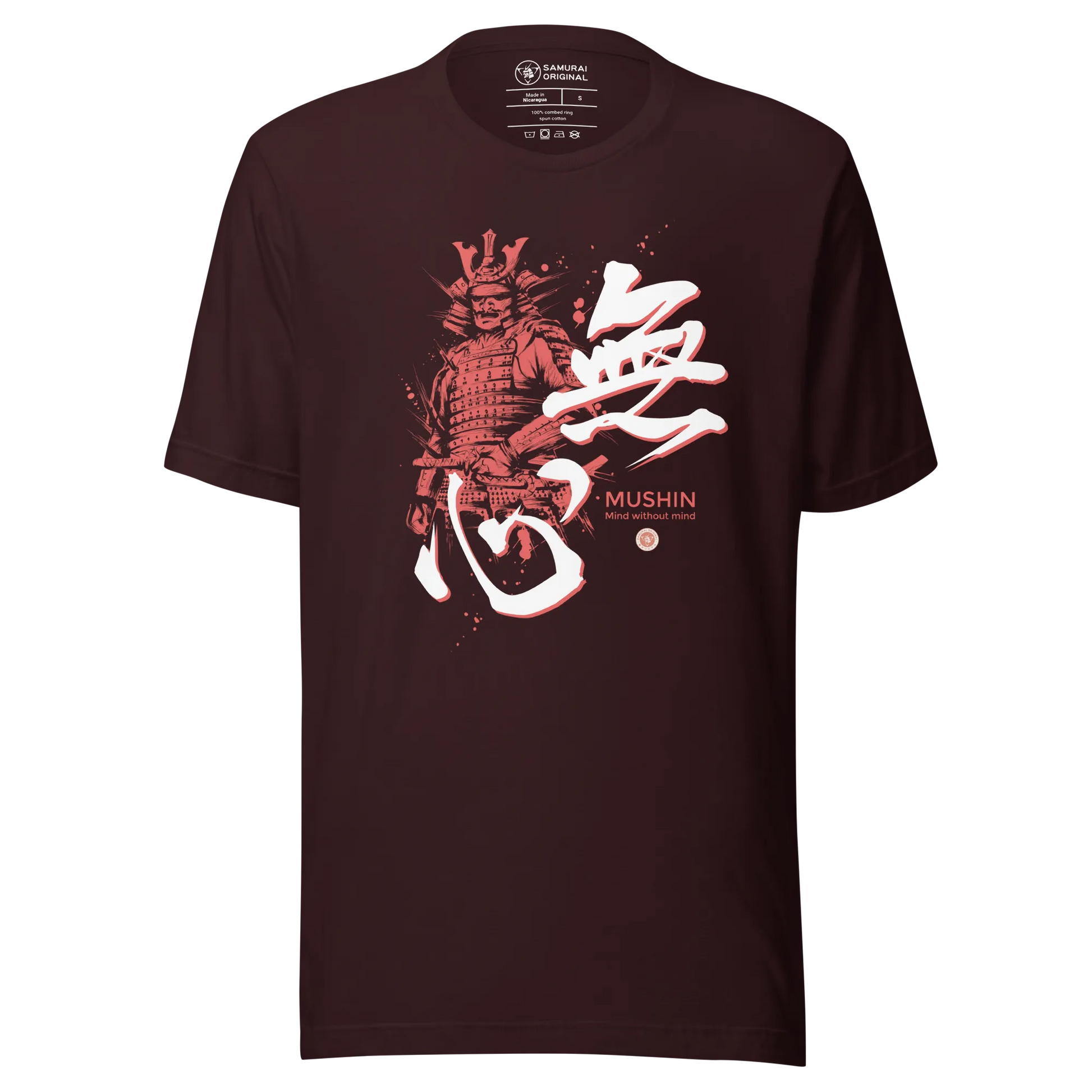 Mushin Japanese Kanji Calligraphy Unisex T-shirt - Samurai Original