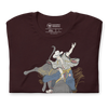 Samurai Bull Riding Ukiyo-e Unisex T-shirt - Samurai Original