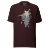 Samurai Bull Riding Ukiyo-e Unisex T-shirt - Samurai Original