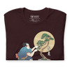 Samurai and Bonsai Tree Japanese Ukiyo-e Unisex T-Shirt 2 - Samurai Original