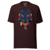 Samurai Mask with Fiery Eyes Ukiyo-e Unisex t-shirt