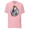 Geisha Barista Ukiyo-e Unisex t-shirt - Pink / S