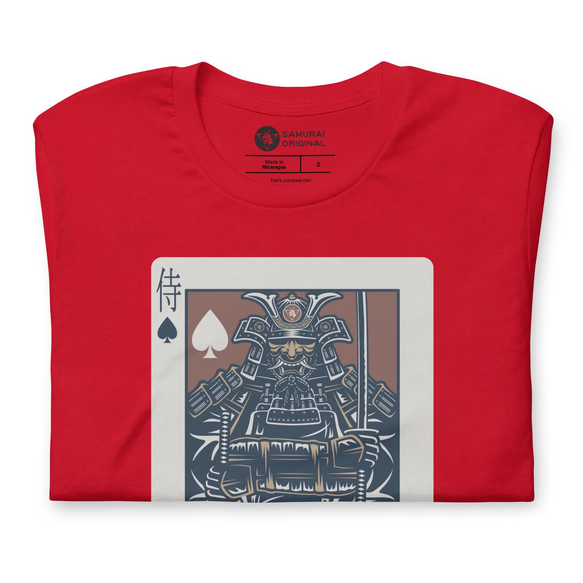 Card Samurai Japanese Unisex T-shirt -