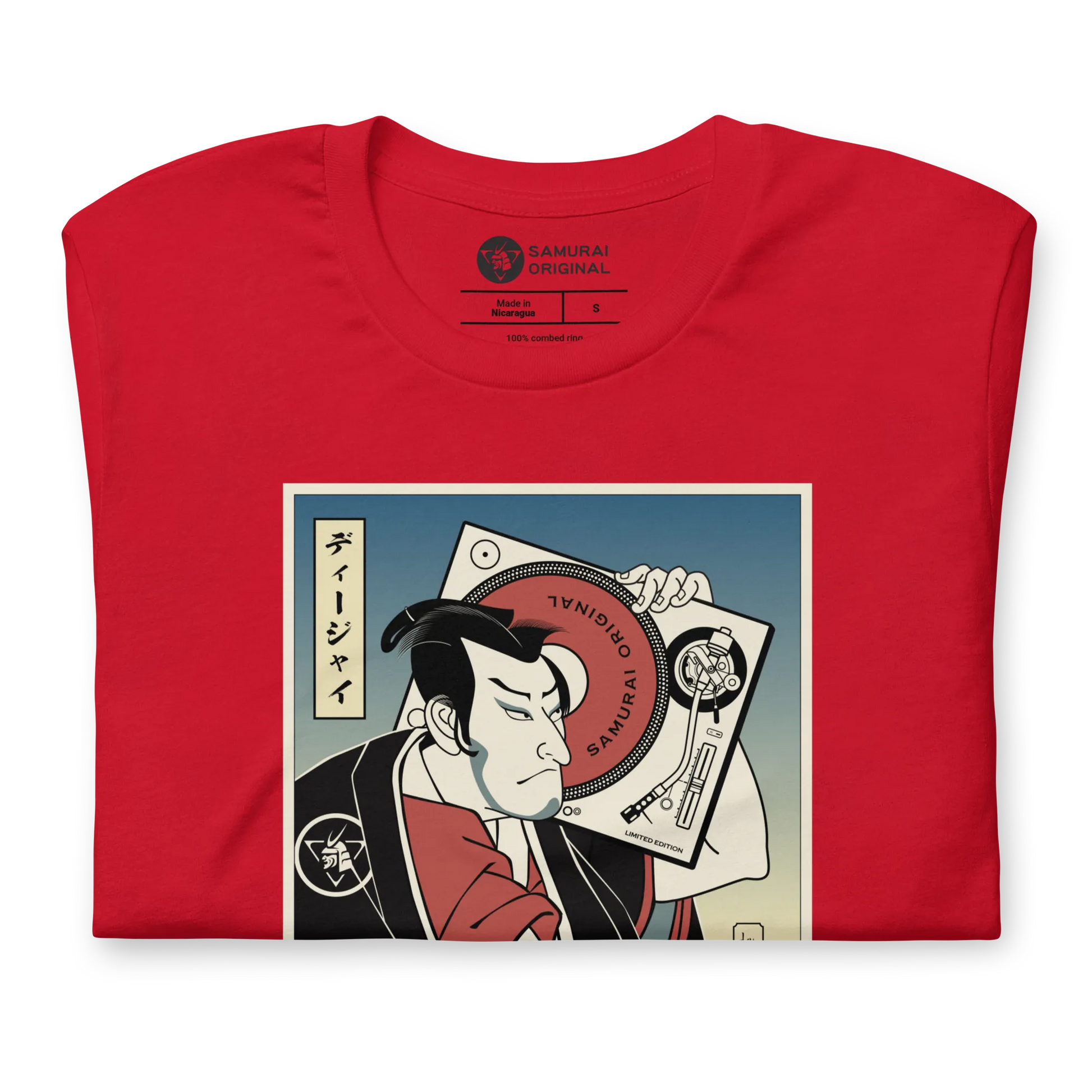 Samurai DJ 4 Music Ukiyo-e Unisex T-Shirt - Samurai Original