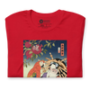 Geisha & Macaw Parrot Bird Japanese Ukiyo-e Unisex T-Shirt -