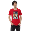 Geisha & Macaw Parrot Bird Japanese Ukiyo-e Unisex T-Shirt -