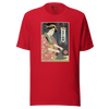 Geisha Pottery Artisan Japanese Ukiyo-e Unisex T-Shirt - Red / S