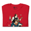 Samurai Play Mandolin Music Ukiyo-e Unisex T-shirt