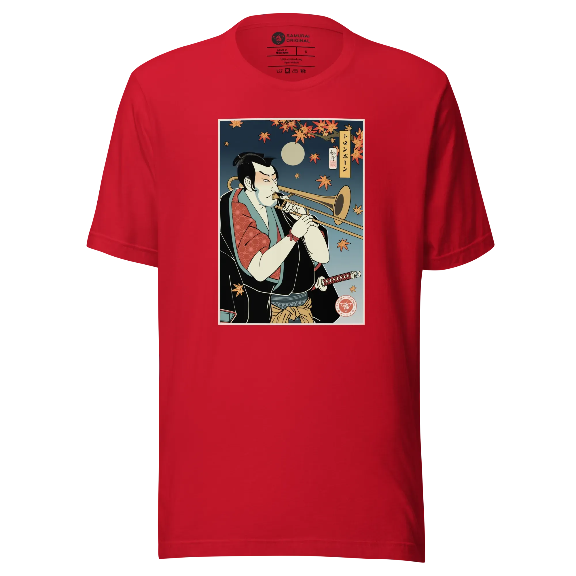 Trombone Samurai Music Ukiyo-e Unisex T-Shirt