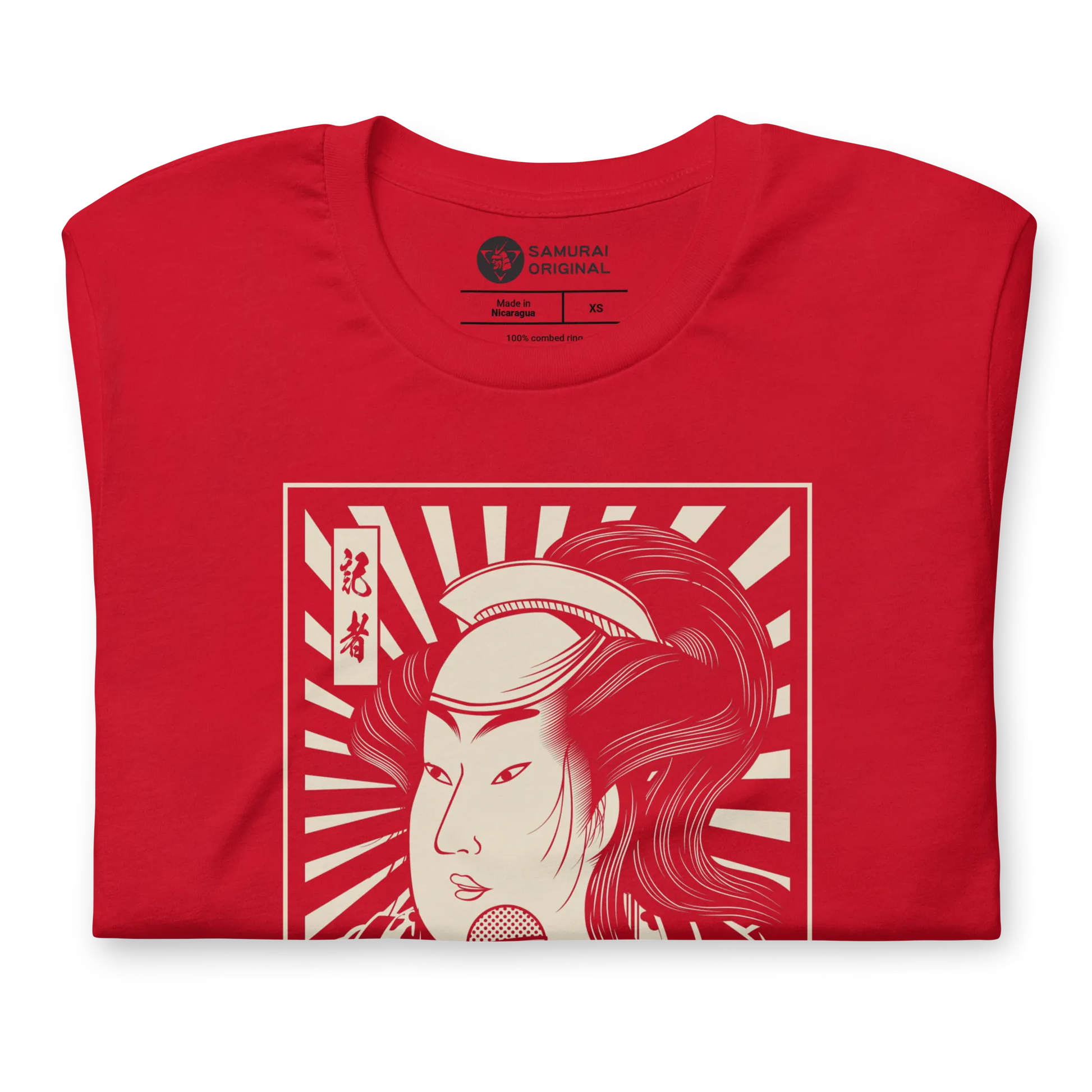 Onna Bugeisha Speaker Reporter Japanese Ukiyo-e Unisex T-Shirt - Samurai Original