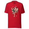 Samurai Hip Hop Dance Ukiyo-e Funny Unisex T-Shirt - Red / S