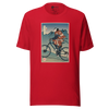 Samurai Mountain Bike 2 Ukiyo-e Unisex T-Shirt