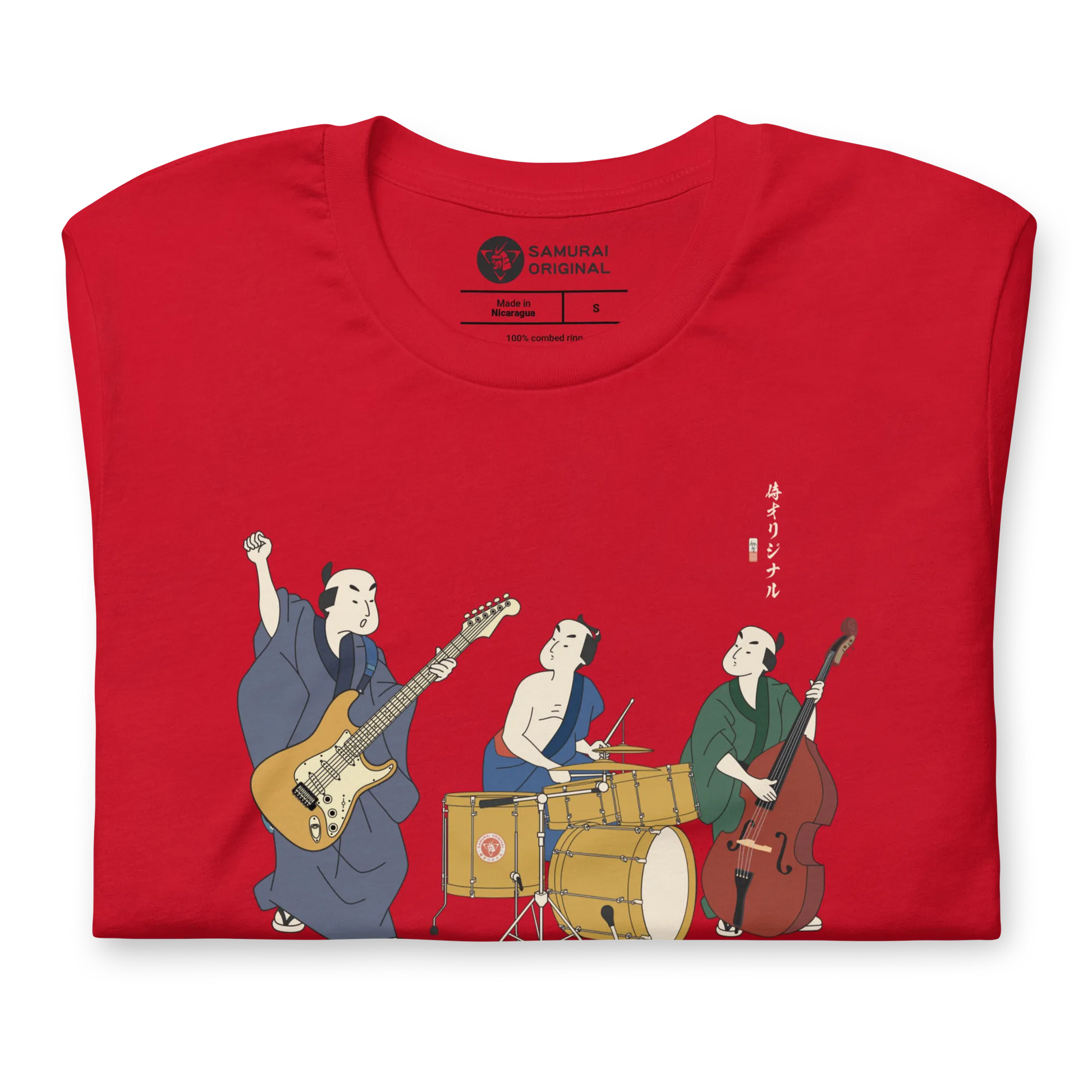 Samurai Band Ukiyo-e Unisex T-shirt - Samurai Original