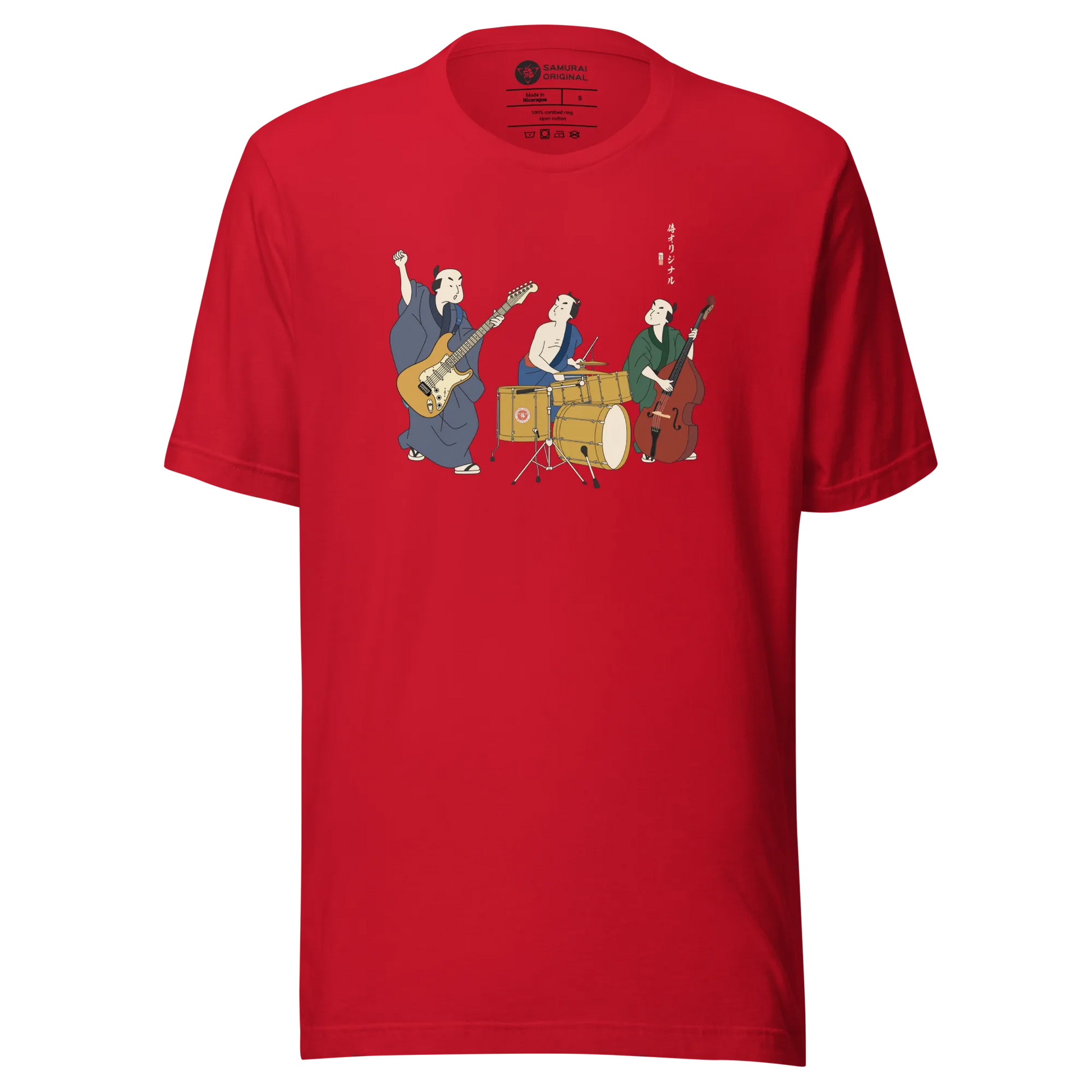 Samurai Band Ukiyo-e Unisex T-shirt - Samurai Original