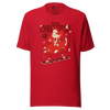 Santa Samurai Snowboard Christmas Ukiyo-e  Unisex T-shirt