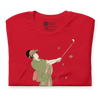 Geisha Golf Player Japanese Ukiyo-e Unisex T-shirt -