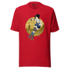 Geisha Roller Derby Japanese Ukiyo-e Unisex T-shirt - Red / S