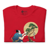 Samurai and Bonsai Tree Japanese Ukiyo-e Unisex T-Shirt 2 - Samurai Original