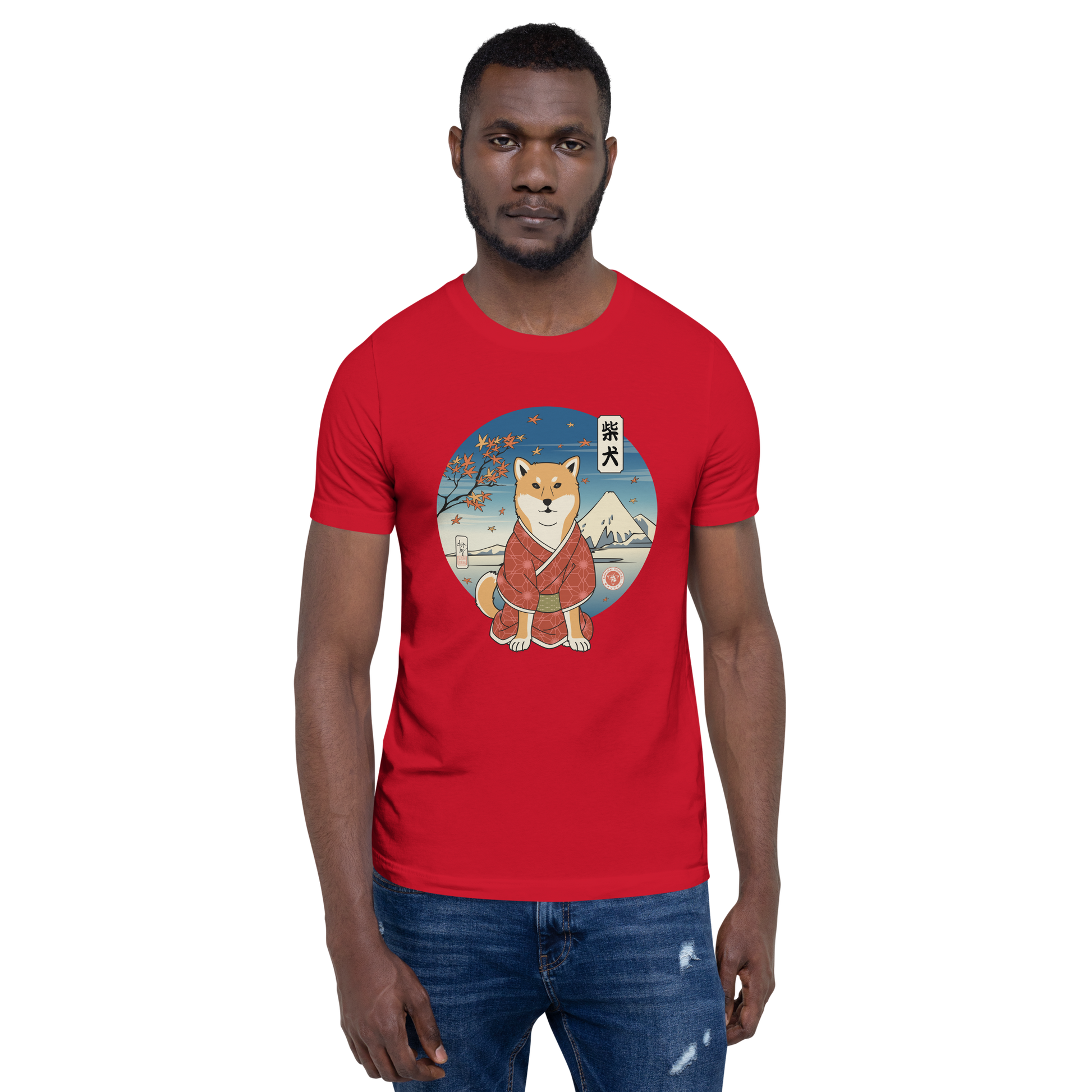 Dog Shiba Inu Funny Japanese Ukiyo-e Unisex T-Shirt -