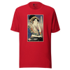 Geisha DJ Turntable Music Japanese Ukiyo-e Unisex T-Shirt - Red / S