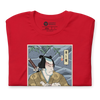 Samurai & Cat Funny Japanese Ukiyo-e Unisex T-Shirt - Samurai Original