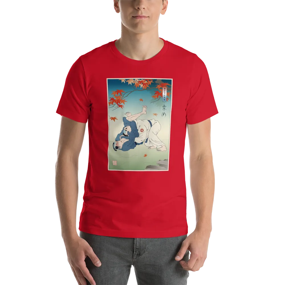 Jiu Jitsu Brazilian Martial Japanese Ukiyo-e Unisex T-shirt 5 -