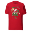 Santa Rides Dragon Japanese Ukiyo-e Unisex T-shirt