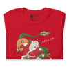 Santa Rides Dragon Japanese Ukiyo-e Unisex T-shirt