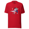 Samurai & Geisha Figure Skating Japanese Ukiyo-e Unisex t-shirt - Samurai Original