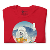 Poodle Dog Japanese Ukiyo-e Unisex T-shirt - Samurai Original