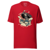 Samurai Drummer Japamese Ukiyo-e Unisex T-shirt 7