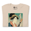 Geisha Ukulele Player String Instrument Japanese Ukiyo-e Unisex T-Shirt -