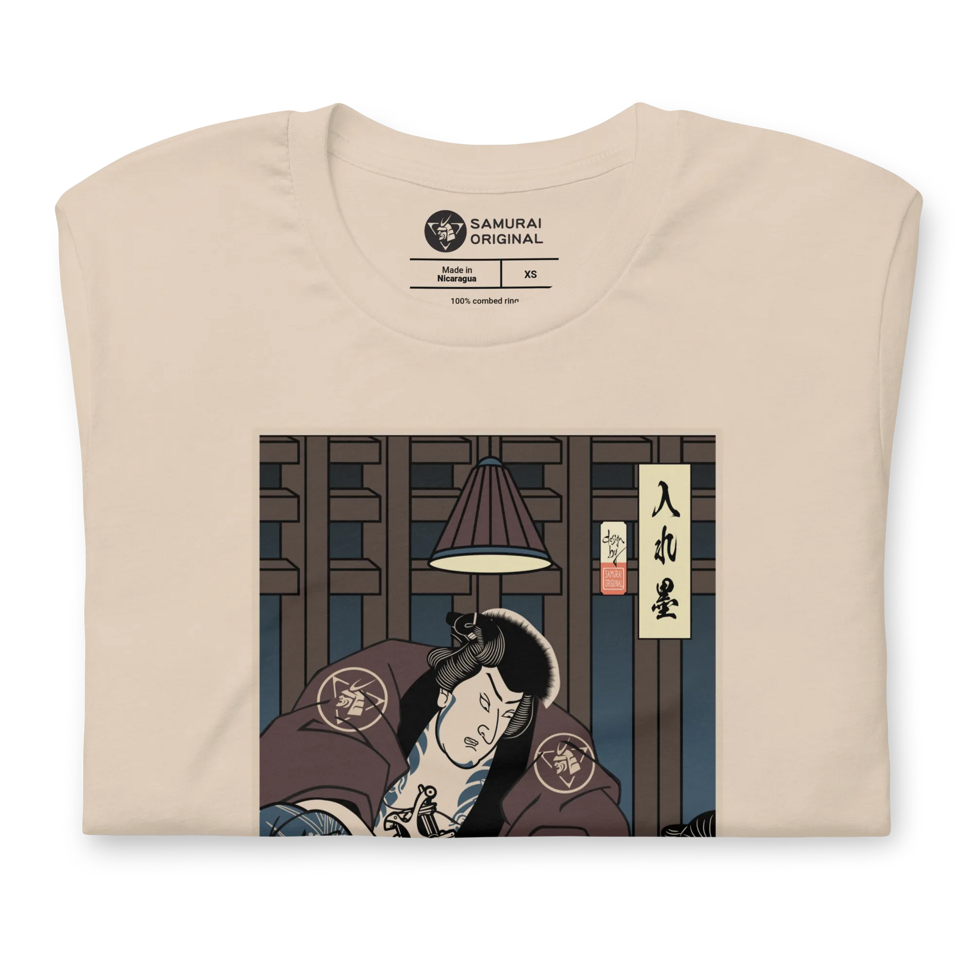 Samurai Tattoo Artist Ukiyo-e Unisex T-Shirt - Samurai Original