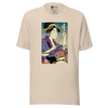 Geisha Drummer Percussion Music Japanese Ukiyo-e Unisex T-Shirt - Soft Cream / XS