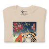 Geisha & Macaw Parrot Bird Japanese Ukiyo-e Unisex T-Shirt -