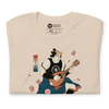 Samurai Play Mandolin Music Ukiyo-e Unisex T-shirt