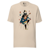 Samurai Play Mandolin Music Ukiyo-e Unisex T-shirt