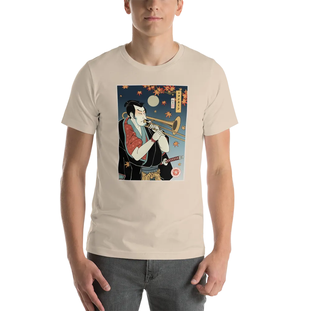 Trombone Samurai Music Ukiyo-e Unisex T-Shirt