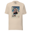 Samurai Ski 2 Winter Sport Ukiyo-e Unisex T-Shirt - Soft Cream / XS