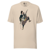 Samurai Guitar Player Music Ukiyo-e Unisex T-Shirt - Soft Cream / 3XL