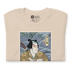 Samurai & Cat Funny Japanese Ukiyo-e Unisex T-Shirt - Samurai Original