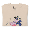 Samurai & Geisha Figure Skating Japanese Ukiyo-e Unisex t-shirt - Samurai Original