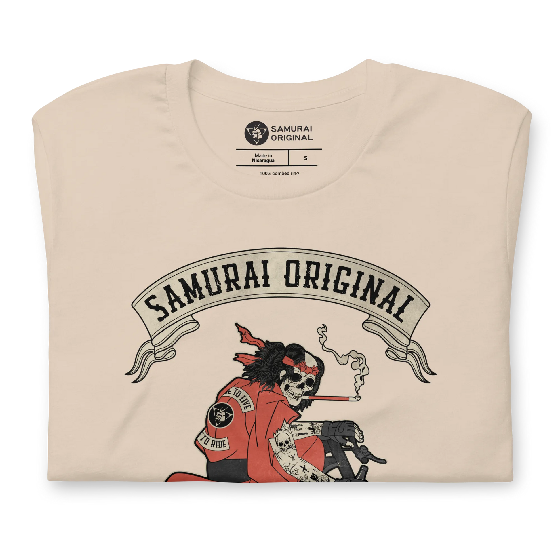 Samurai Choppers Biker Japanese Ukiyo-e Unisex T-shirt - Samurai Original