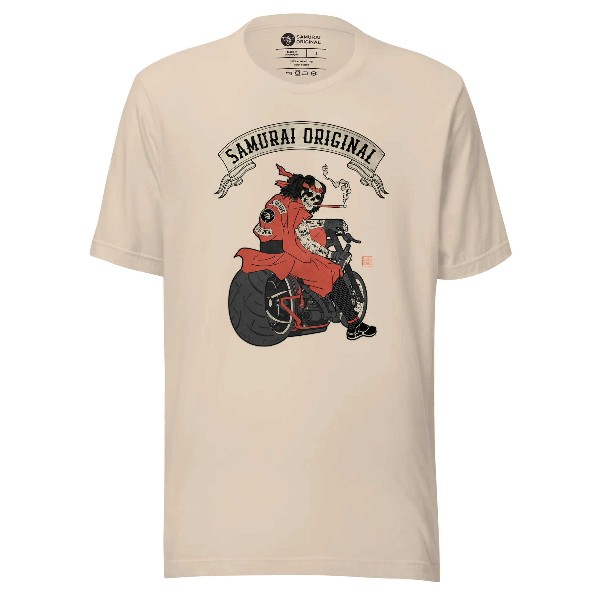 Samurai Choppers Biker Japanese Ukiyo-e Unisex T-shirt - Samurai Original