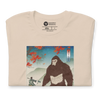 Samurai Hunts Sasquatch Japanese Ukiyo-e Unisex t-shirt -