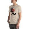 Courage Japanese Kanji Calligraphy Unisex T-shirt -