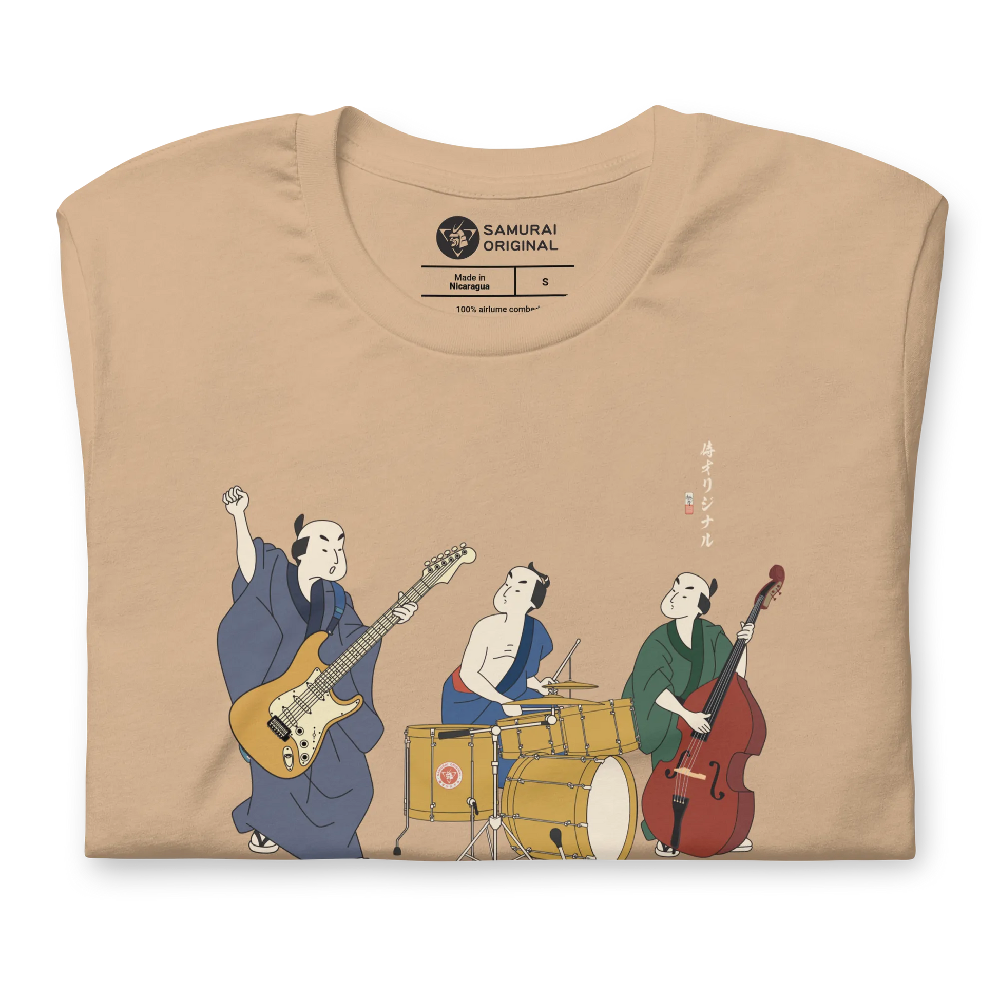 Samurai Band Ukiyo-e Unisex T-shirt - Samurai Original