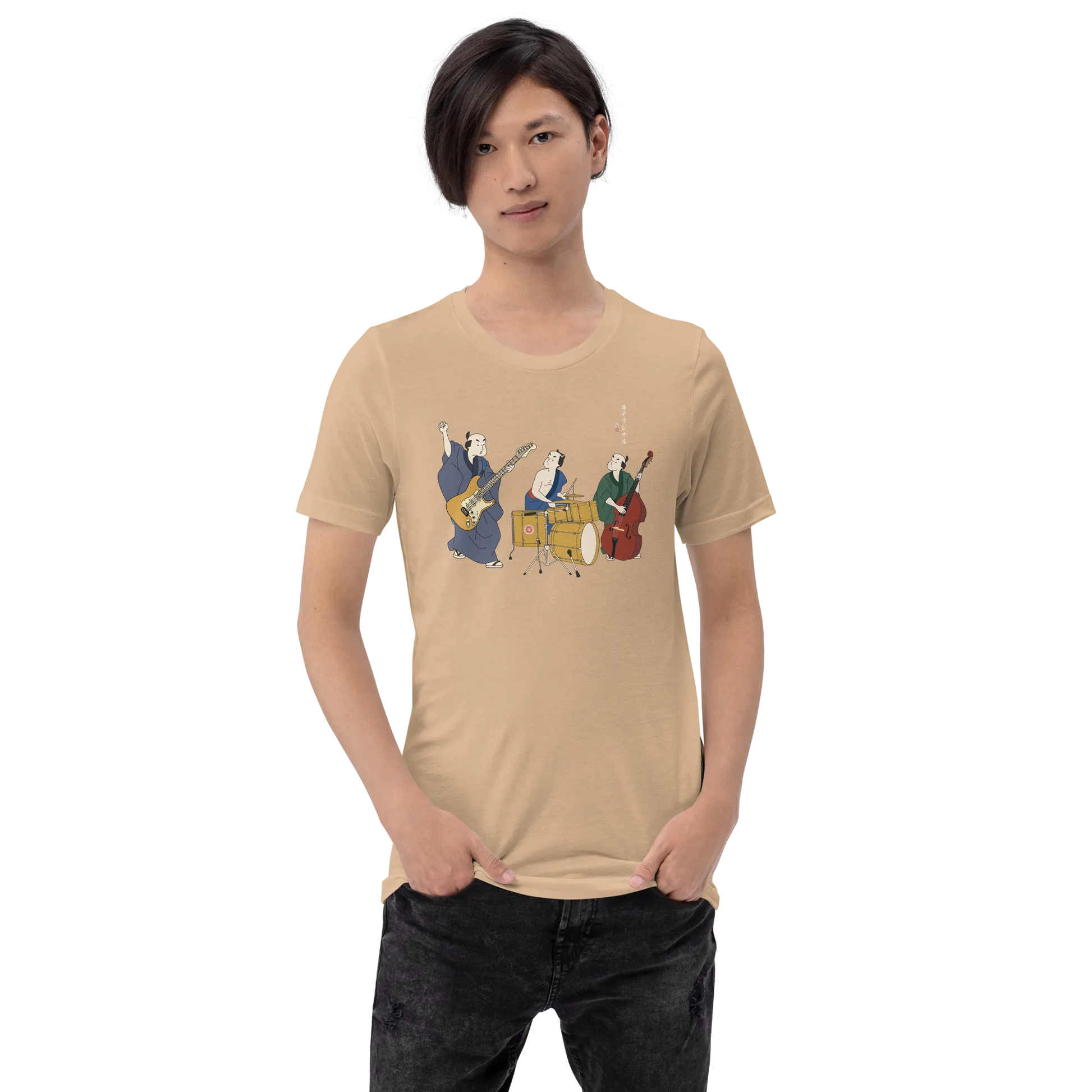 Samurai Band Ukiyo-e Unisex T-shirt - Samurai Original