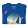 Samurai Kiteboarding Ukiyo-e Unisex T-shirt